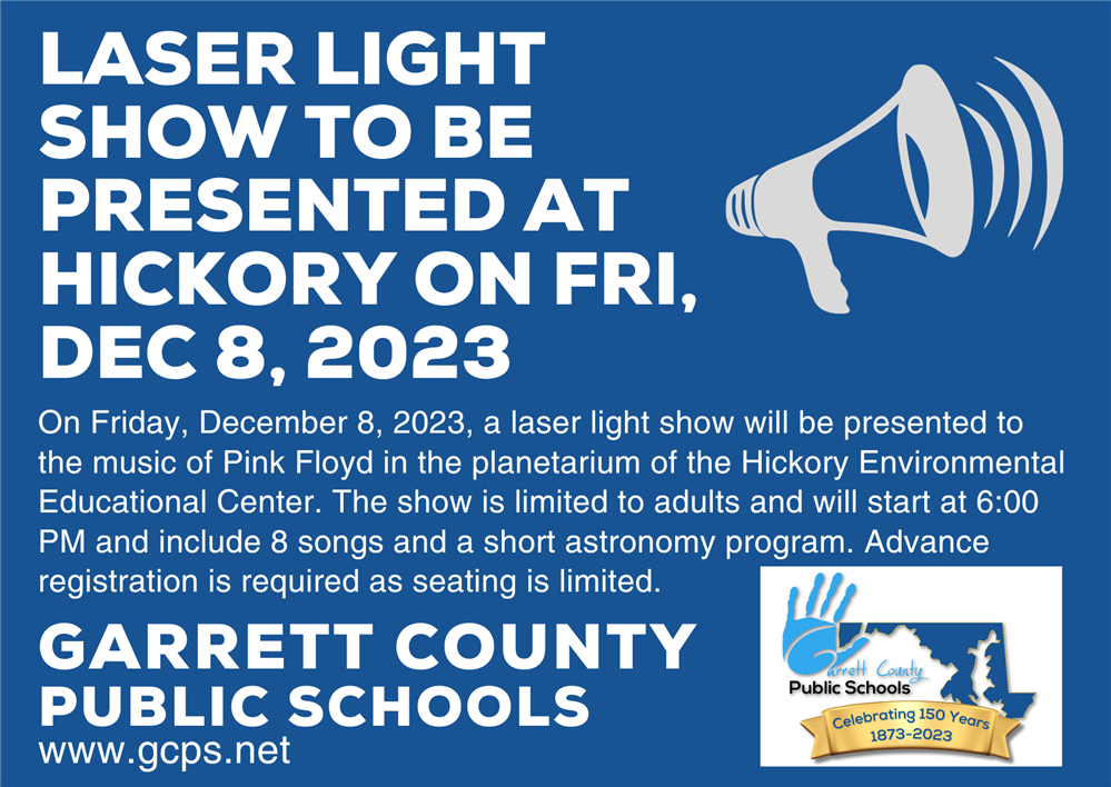  Infographic highlighting a laser light show as detailed in the text.